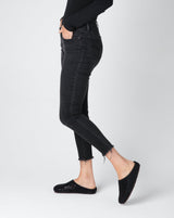 women's black le clare nebraska Shine sequined wool felt clog shoe