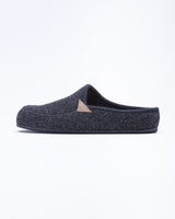Men's Casies Wool Felt Mule Slipper Charcoal