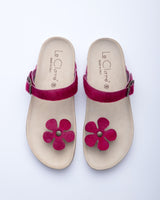 Women's Manu Flower Sandal Violet Pony