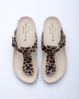 Women's Lilly Thong Sandal Leopard Pony
