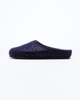 women's navy le clare nebraska Shine sequined wool felt clog shoe