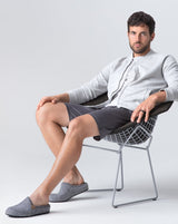 Le Clare Casies Men's Wool Felt House Slippers ad campaign