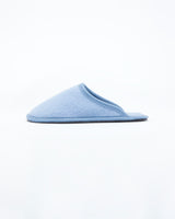 women's sky blue  le clare stella boiled wool hotel house slipper