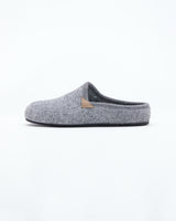 grey men's le clare casies wool  felt house slipper