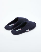 Men's Boiled Wool Stella Slipper Navy