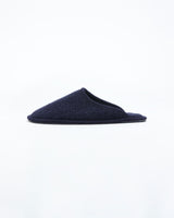 men's navy  le clare stella  boiled wool  house slipper
