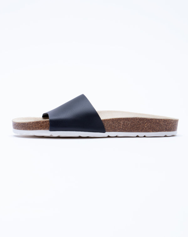 Le Clare Cork Sandals in Calf Hair and Italian Leather