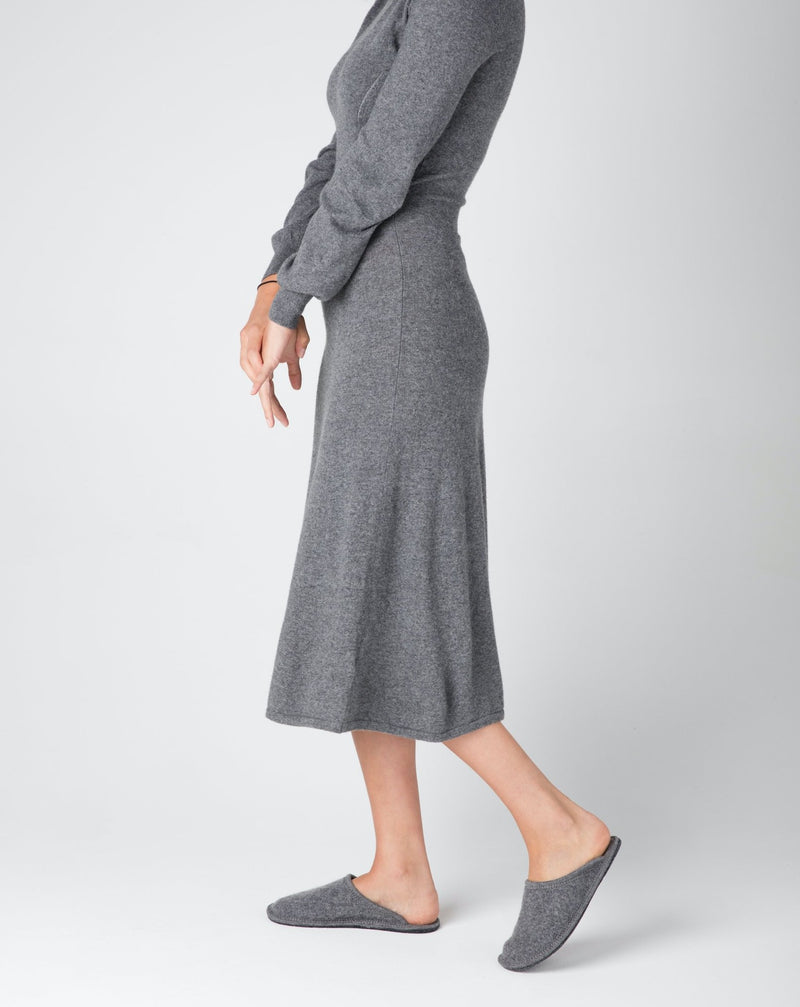 Women's Boiled Wool Stella Slipper Grey