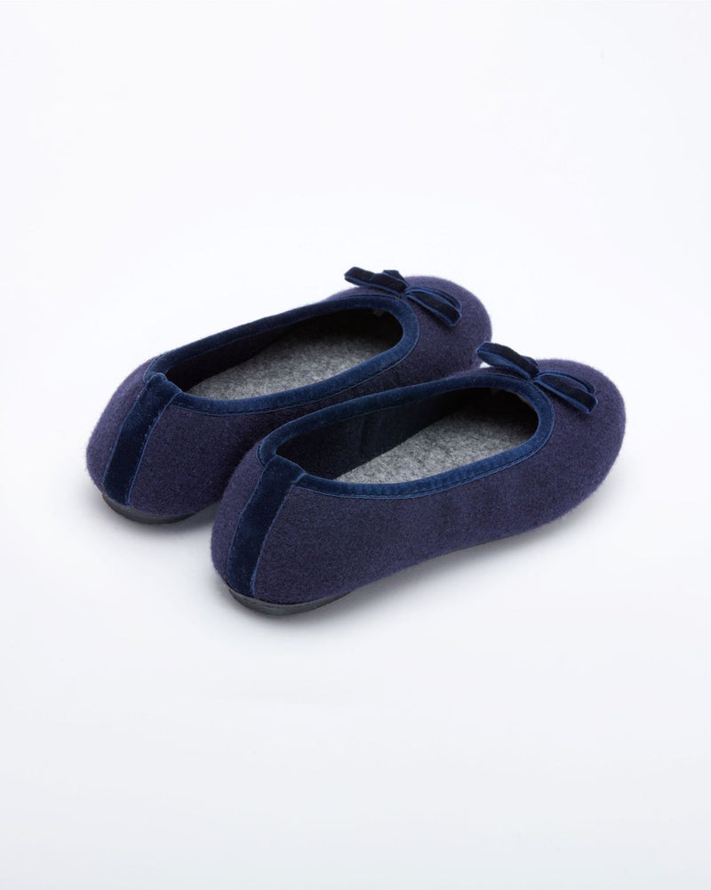 Cinderella Ballet Flat Slipper Navy