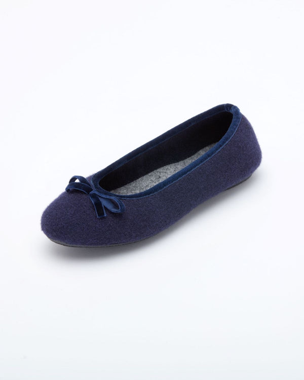 Cinderella Ballet Flat Slipper Navy