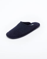 women's boiled wool slippers navy