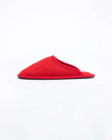 women's red le clare stella boiled wool hotel house slipper