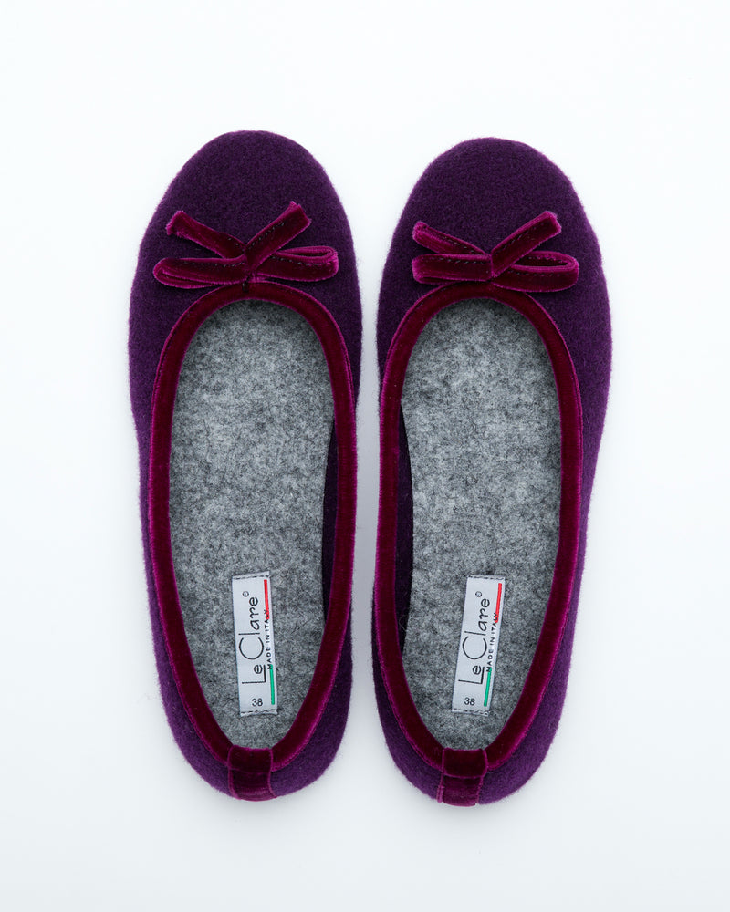 Cinderella Ballet Flat Slipper Violet